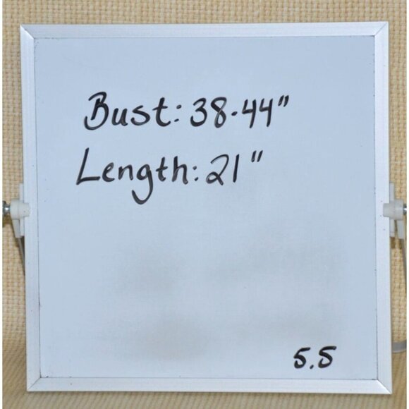 Time After Time Purple Sleeves Crochet Vest Crystal Button Front Size L Granny - Picture 11 of 11